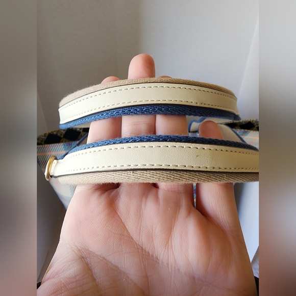 Tory Burch 2FER Gracie Reversible Canvas Tote with Perforated Zip Wallet - Picture 4 of 13